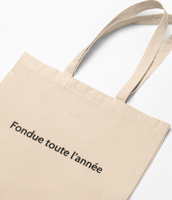 memannecy Fondue toute lannee Tote bag sac savoie zoom TO198
