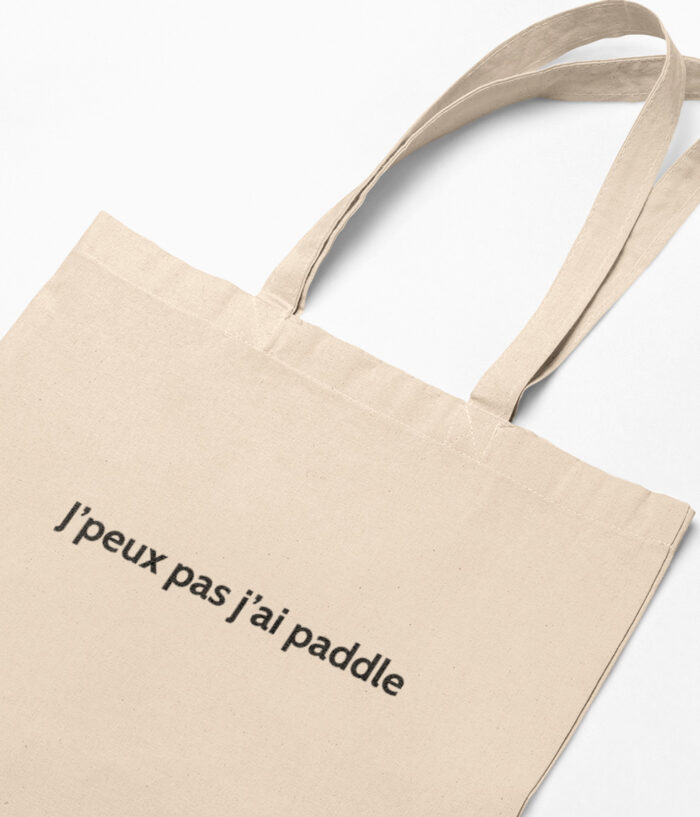 memannecy Jpeux pas jai paddle Tote bag sac savoie zoom TO210