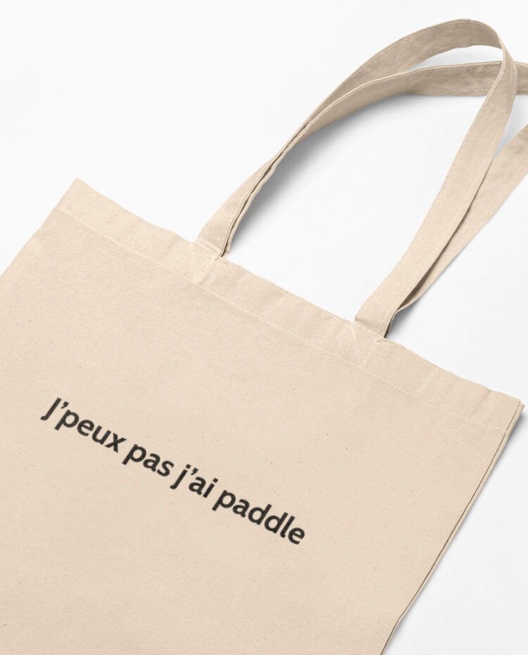 memannecy Jpeux pas jai paddle Tote bag sac savoie zoom TO210