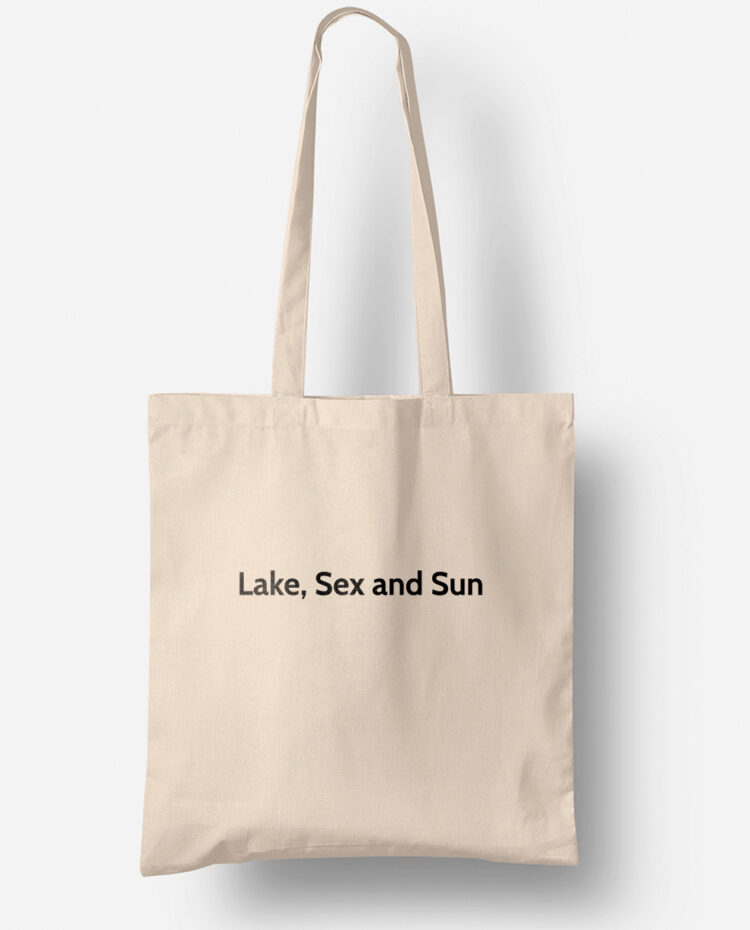 memannecy Lake Sex and Sun Tote bag sac savoie TO209