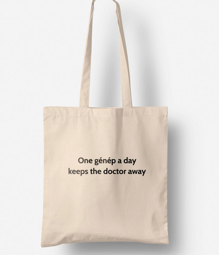 memannecy One genep a day keeps the doctor away Tote bag sac savoie TO207