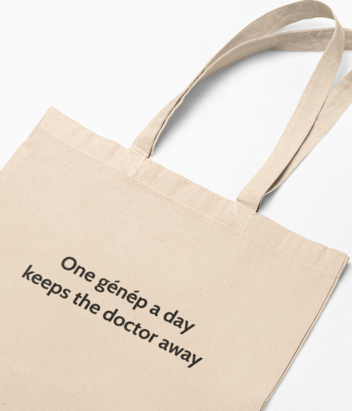 memannecy One genep a day keeps the doctor away Tote bag sac savoie zoom TO207