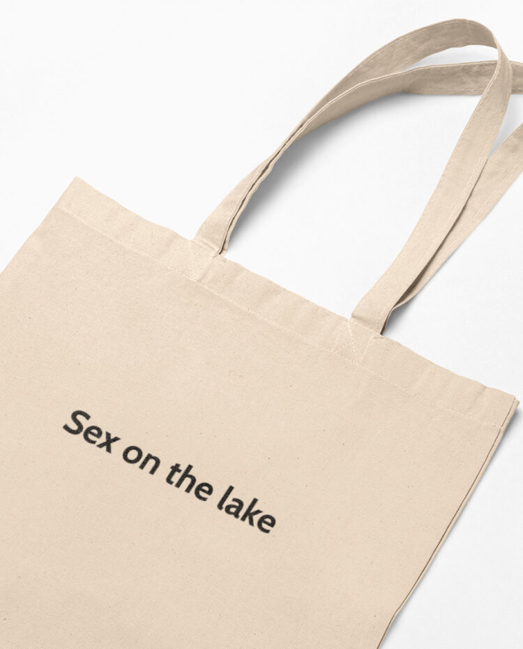 memannecy Sex on the lake Tote bag sac savoie zoom TO194