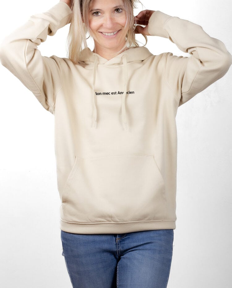 Mon mec est Annecien Sweat Femme naturel SWFNAT213