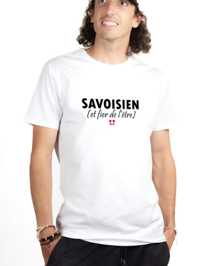 Savoisien et fier T shirt Homme Blanc TSHB232