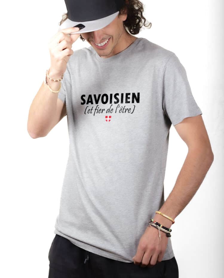 Savoisien et fier T shirt Homme Gris TSHG232