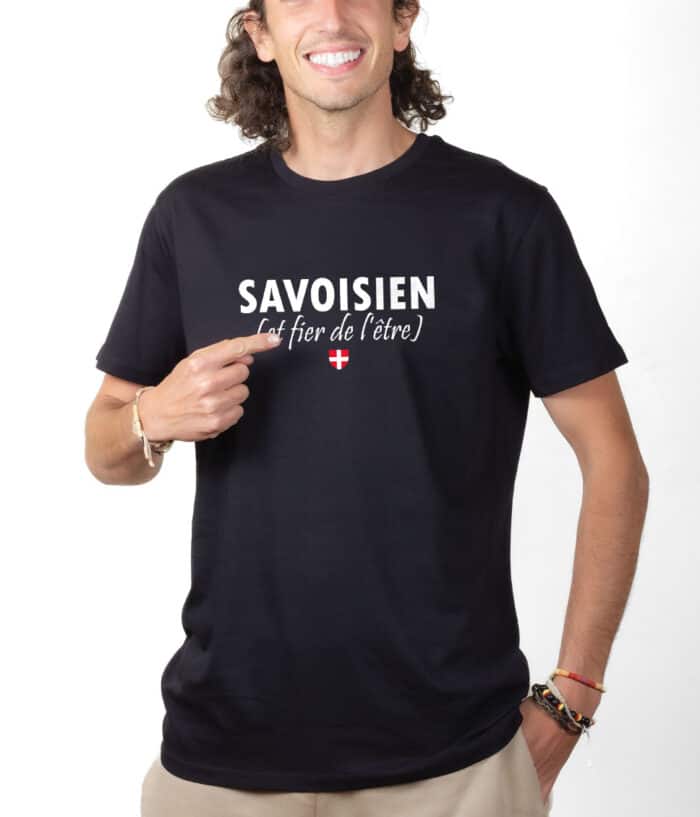 Savoisien et fier T shirt Homme Noir TSHN232