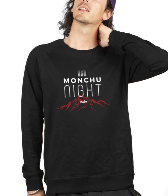 MDPS Monchu Night troisieme edition Sweatshirt Pull Homme Noir PUHNOI240