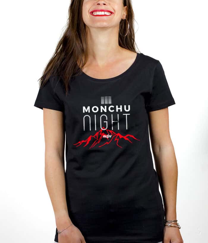 MDPS Monchu Night troisieme edition T shirt Femme Noir TSFN240