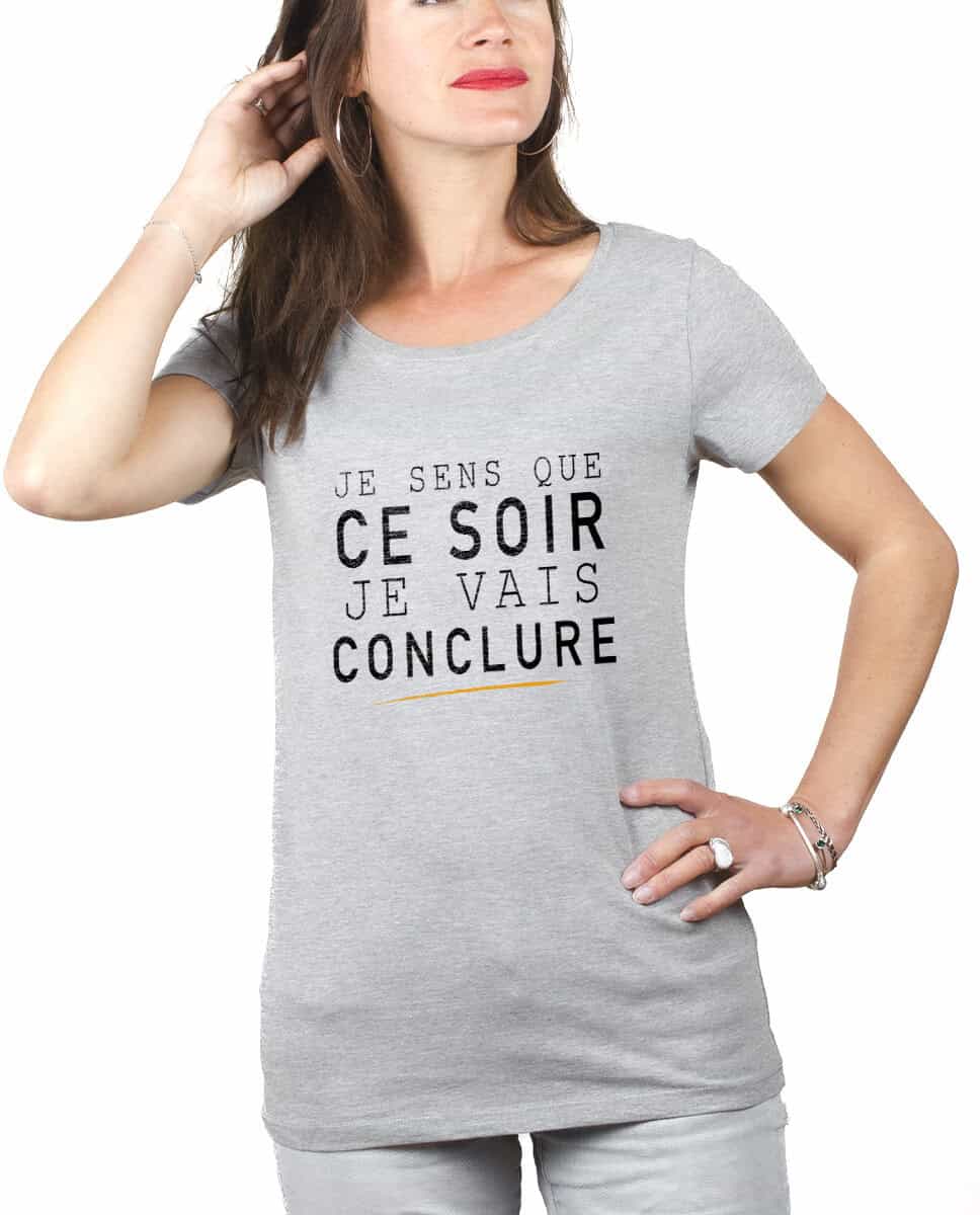 T-SHIRT FEMME : Le Bronzés Je sens que je vais conclure – Image 2