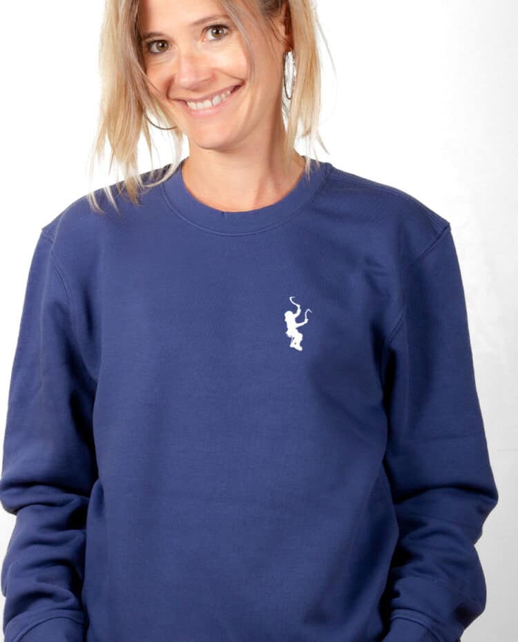 Cascade de glace picto Pull Femme Bleu PUFBLE322