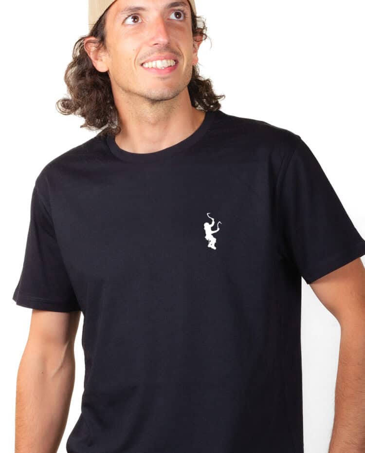 Cascade de glace picto T shirt Homme Noir TSHN322