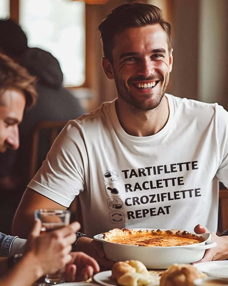 tartiflette raclette croziflette repeat portrait