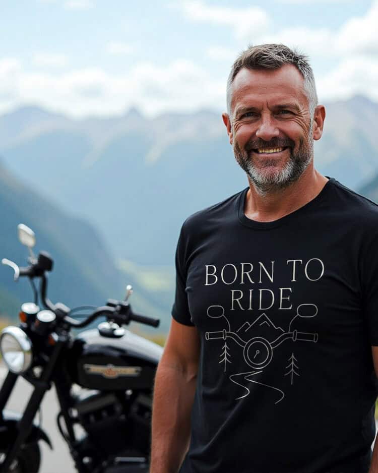 Born to ride motard portrait