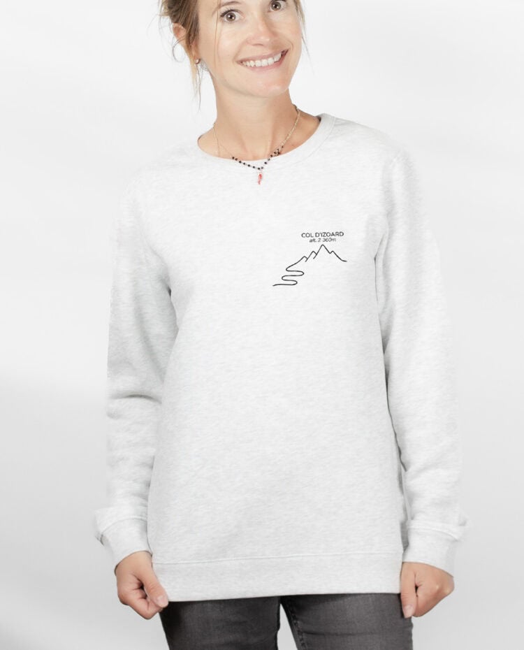 Col dIzoard – 2360 m Sweatshirt pull Femme Blanc PUFBLA395