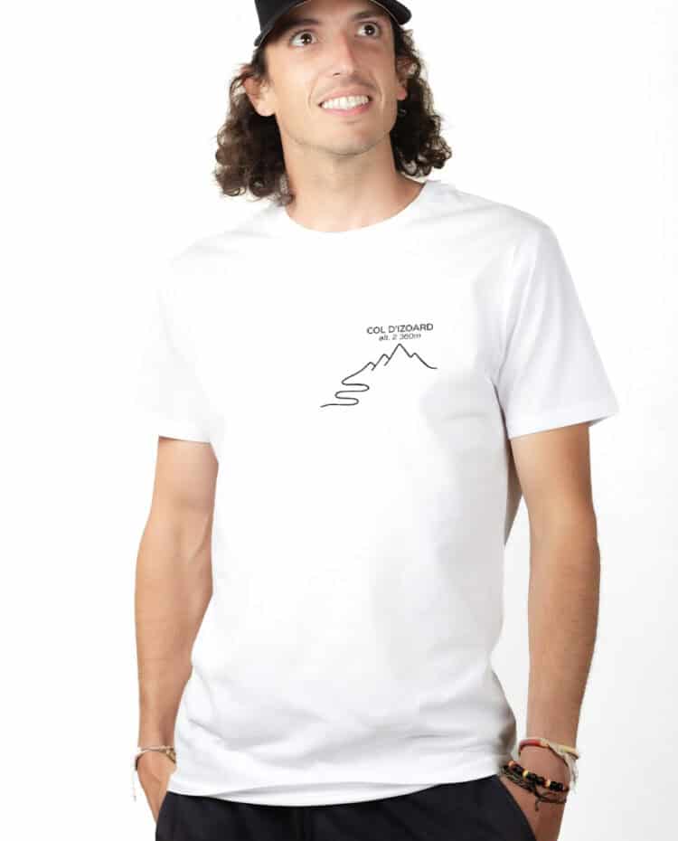 Col dIzoard – 2360 m T shirt Homme Blanc TSHB395