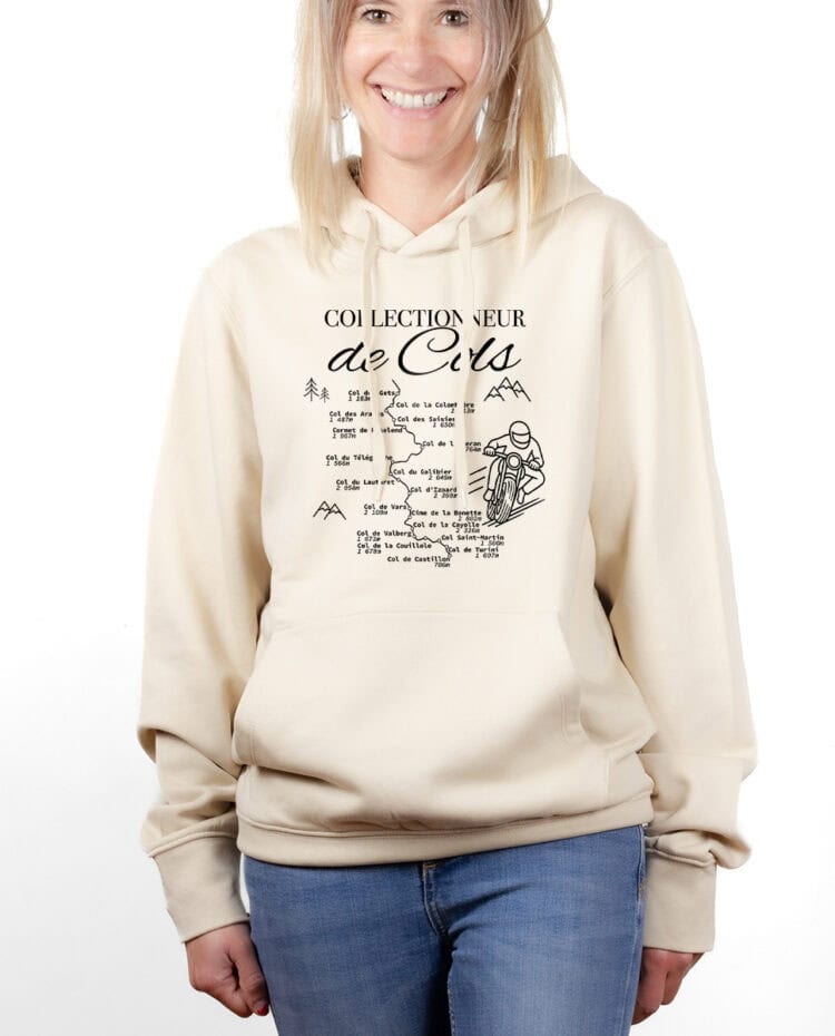 Collectionneur de cols Motard hoodie Sweat capuche Femme naturel SWFNAT389