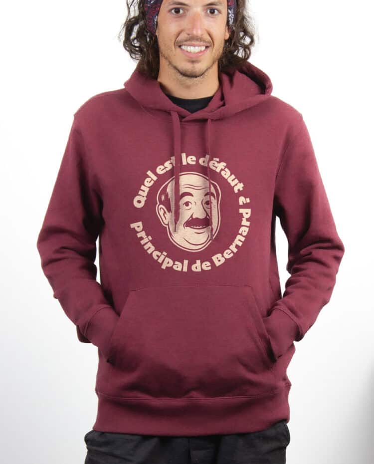 Quel est le defaut principal de Bernard Hoodie Sweat capuche Homme bordeau SWHBOR355