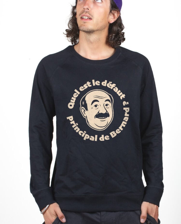 Quel est le defaut principal de Bernard Sweatshirt Pull Homme Noir PUHNOI355