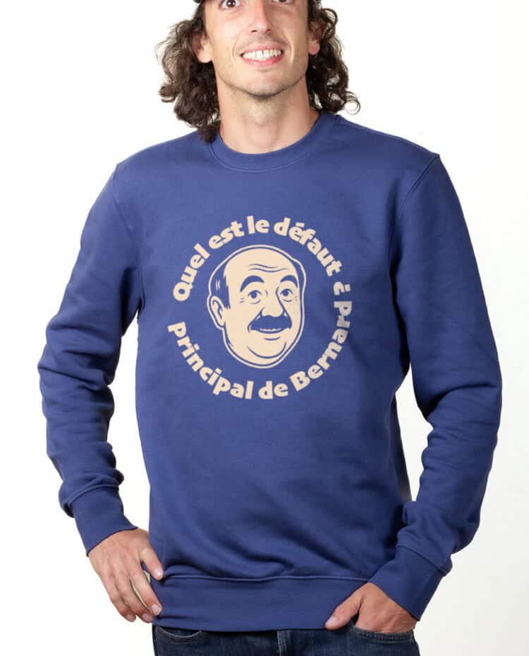 Quel est le defaut principal de Bernard Sweatshirt Pull Homme bleu PUHBLE355