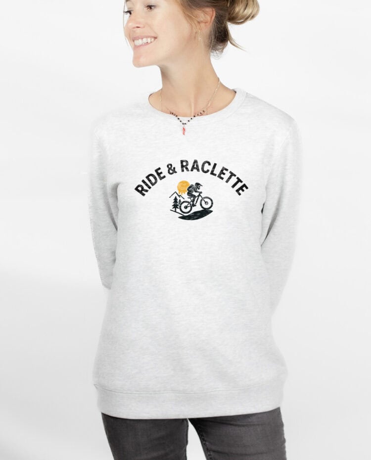 PULL FEMME : Ride & Raclette - VTT