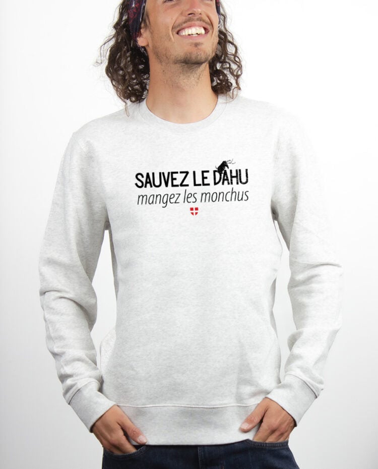 PULL HOMME : Sauvez le dahu mangez les monchus