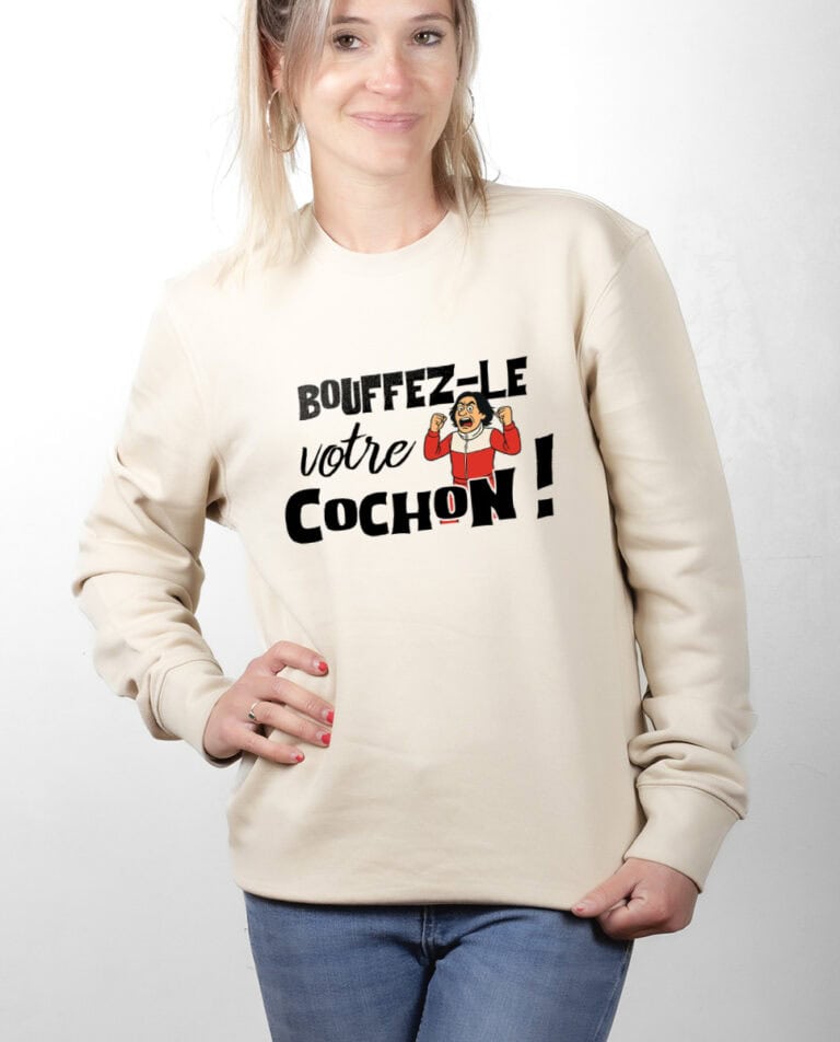les bronzes font du ski Bouffez le votre cochon Pull Femme NATUREL PUFNAT421
