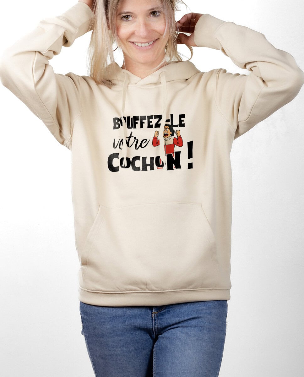 les bronzes font du ski Bouffez le votre cochon Sweat Femme naturel SWFNAT421