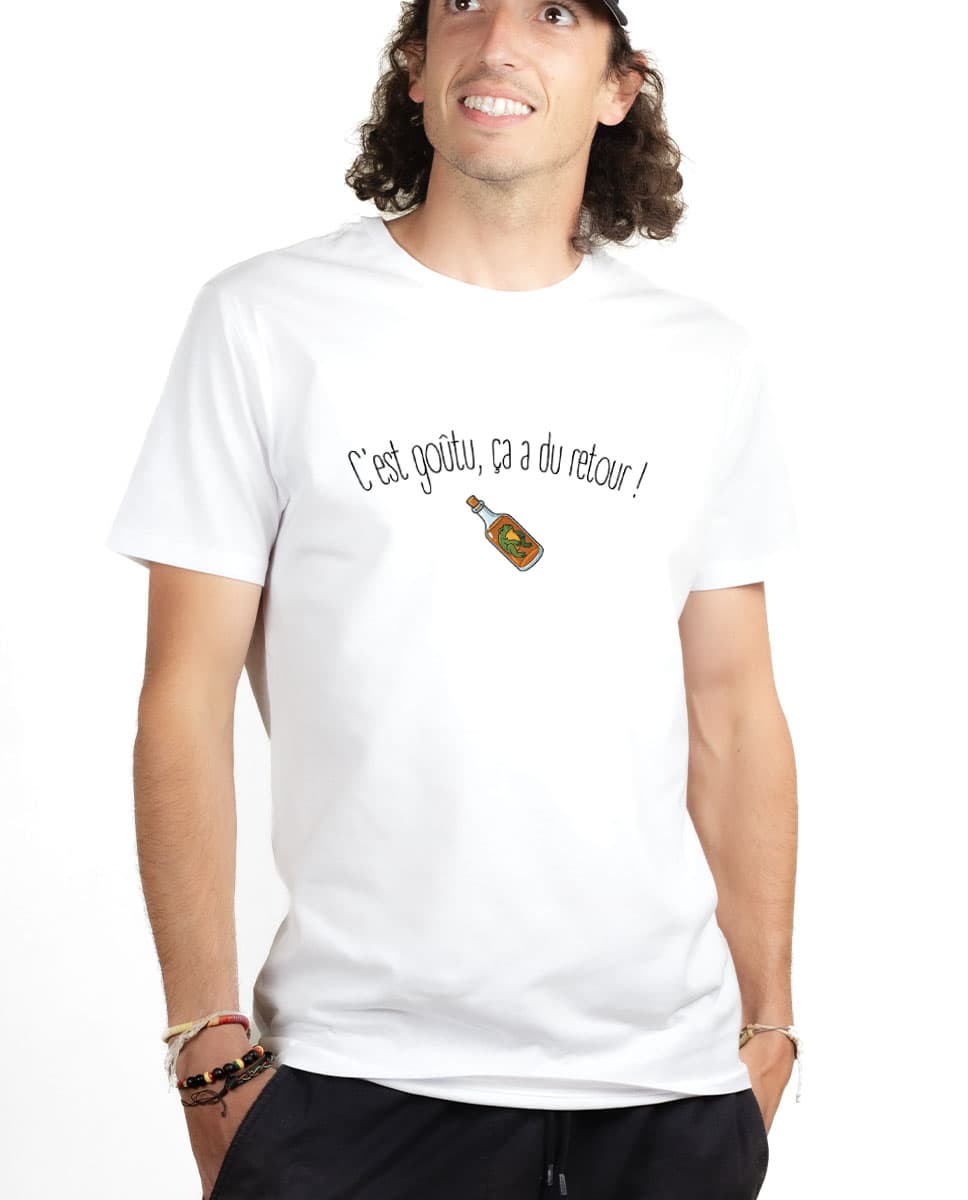 les bronzes font du ski Cest goutu ca a du retour T shirt Homme Blanc TSHB423
