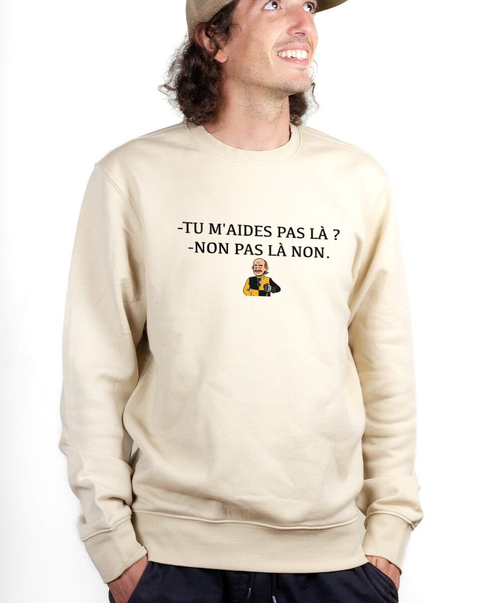 PULL HOMME : Tu m'aides pas là ? Non pas là non. – Image 2