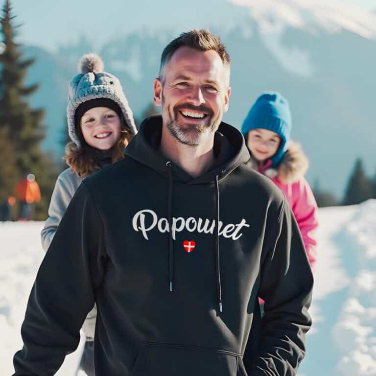 1x1 papounet sweat noir