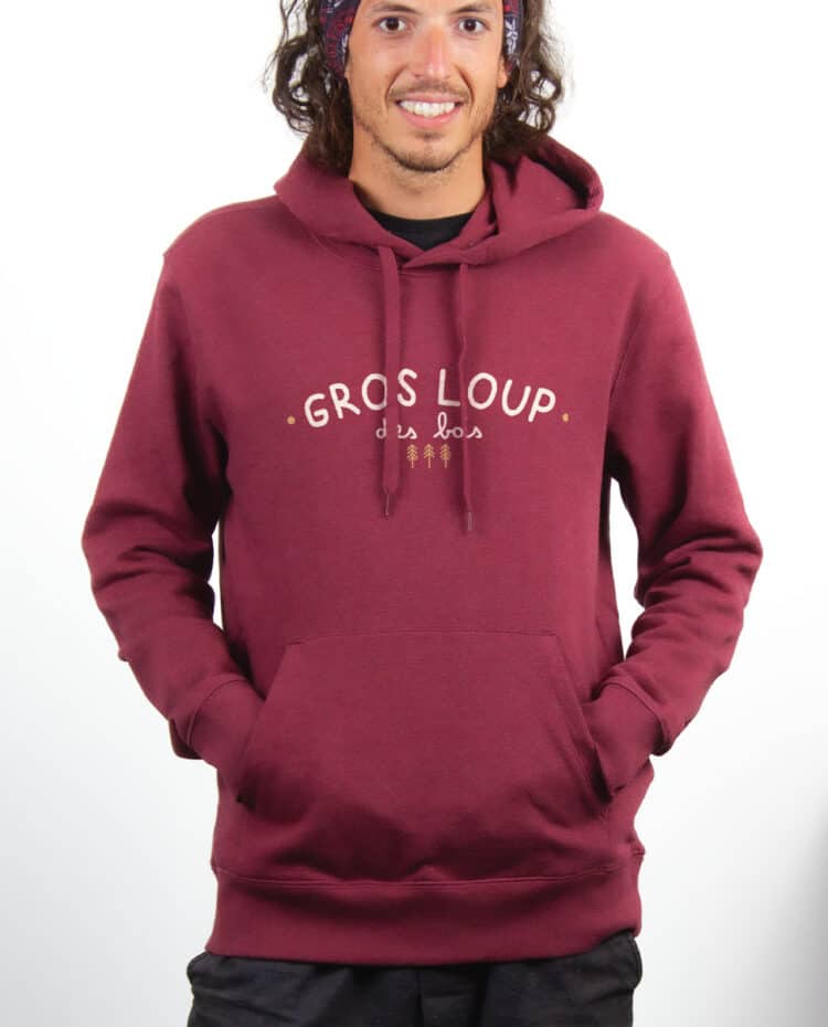SWEAT HOMME : GROS LOUP DES BOIS – Image 3