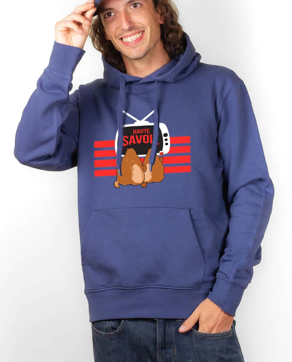SWEAT HOMME : MARMOTTES TV HAUTE SAVOIE