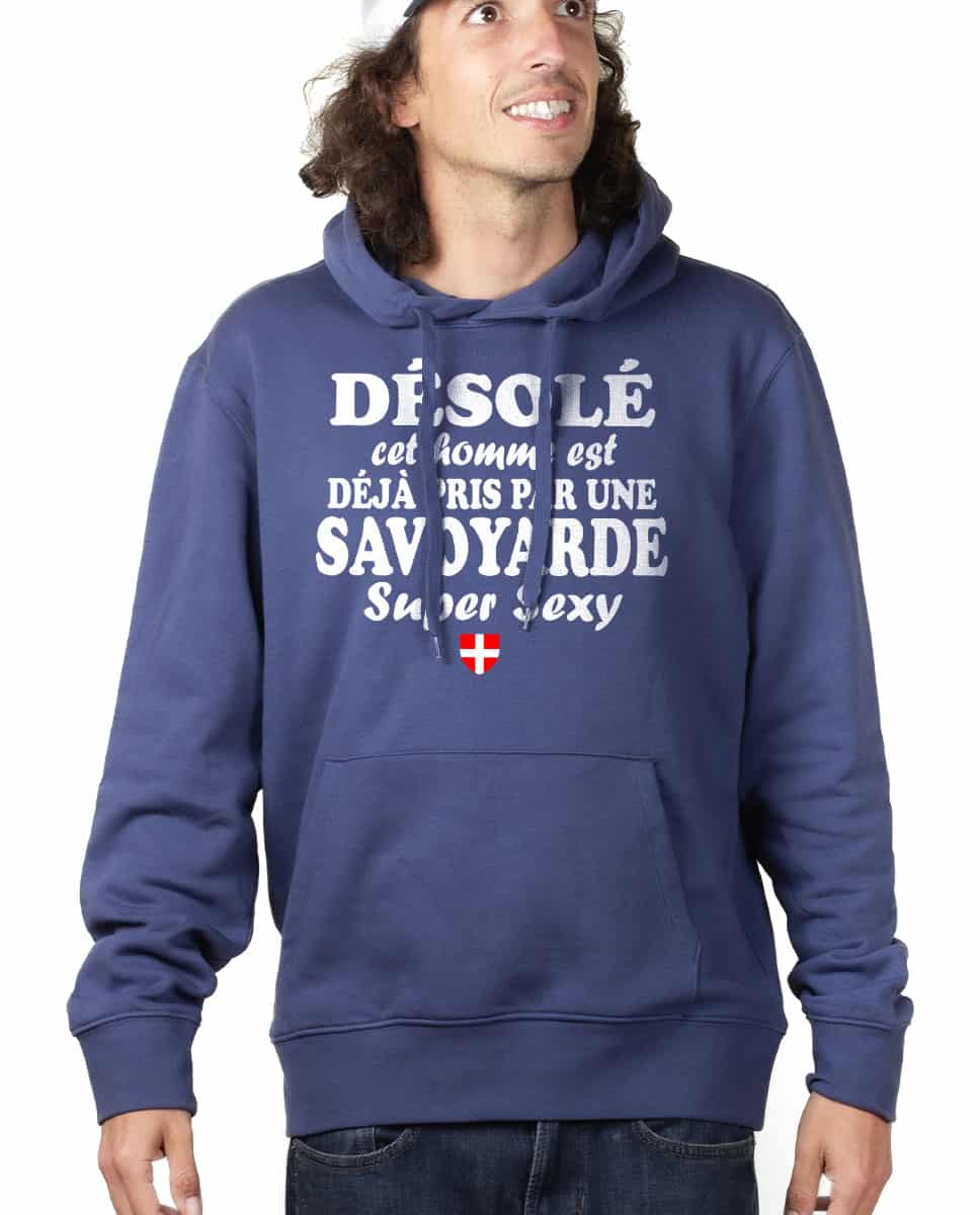 SWEAT HOMME : HOMME DÉJÀ PRIS PAR UNE SAVOYARDE – Image 2