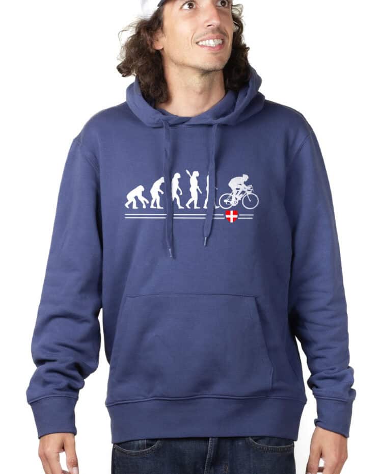 SWEAT HOMME : ÉVOLUTION DE L'HOMME EN CYCLISTE – Image 2