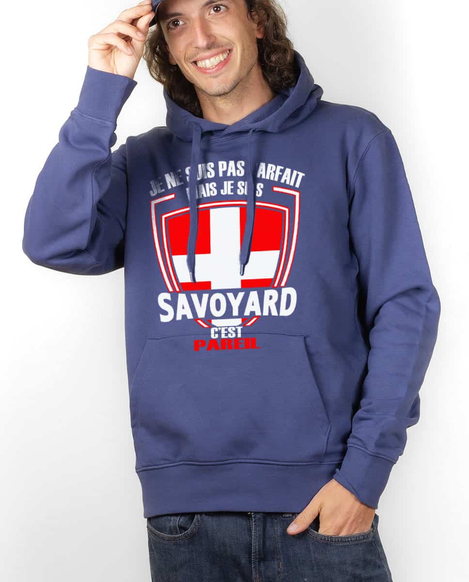 SWEAT HOMME : JE NE SUIS PAS PARFAIT MAIS JE SUIS SAVOYARD – Image 2