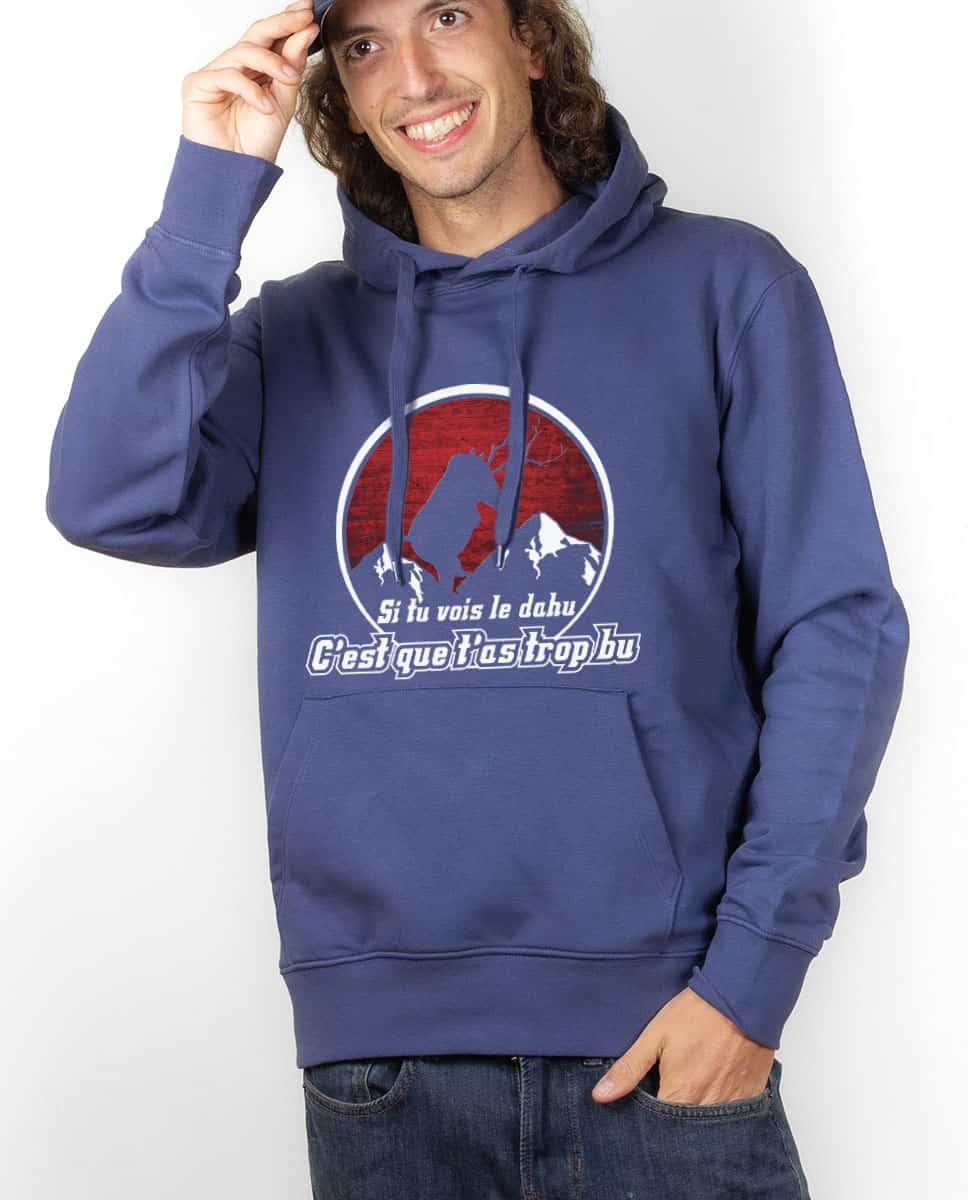 SWEAT HOMME : SI TU VOIS LE DAHU – Image 2