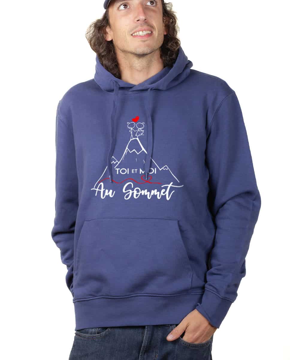 SWEAT HOMME : TOI ET MOI AU SOMMET
