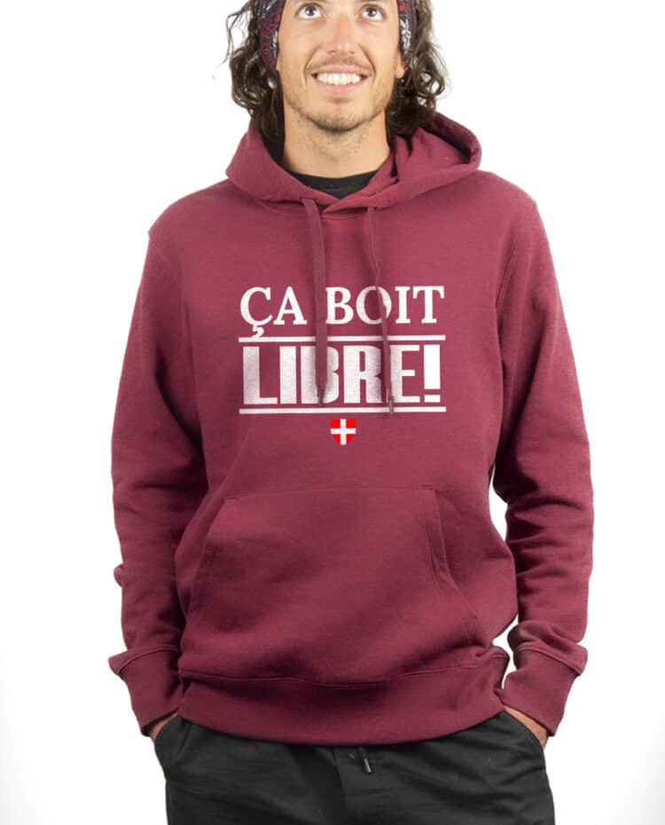 SWEAT HOMME : ÇA BOIT LIBRE