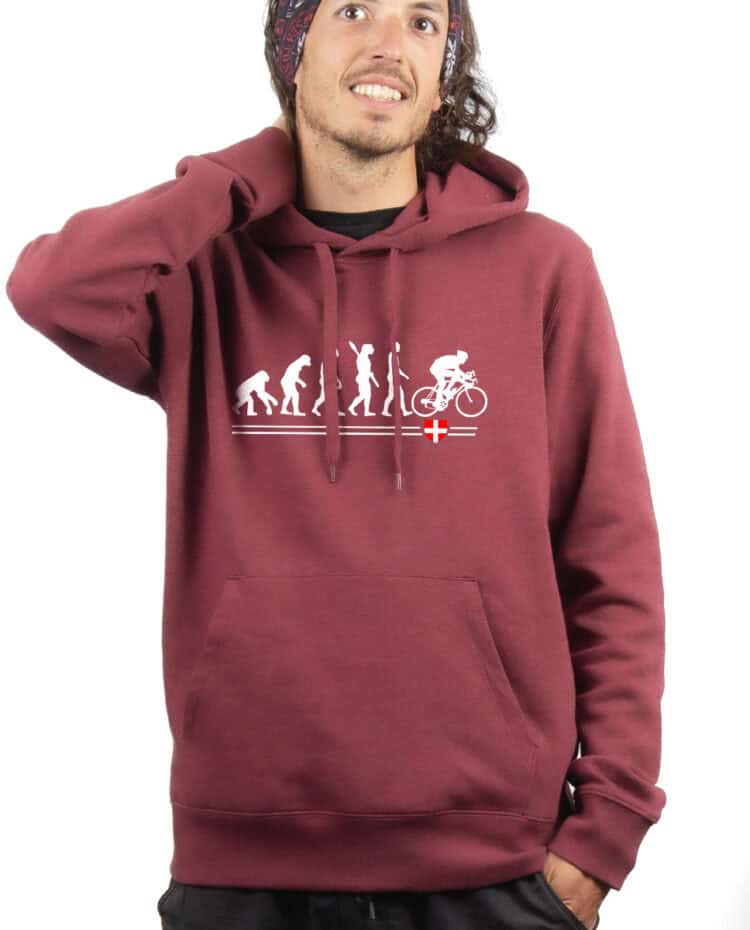 SWEAT HOMME : ÉVOLUTION DE L'HOMME EN CYCLISTE