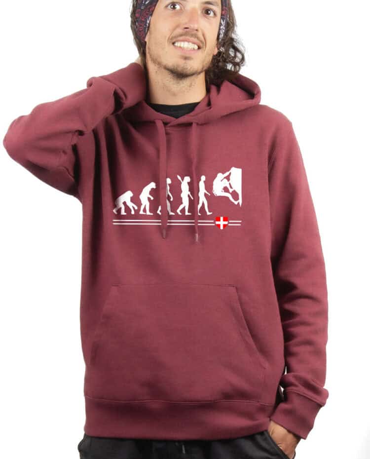 SWEAT HOMME : EVOLUTION ESCALADE