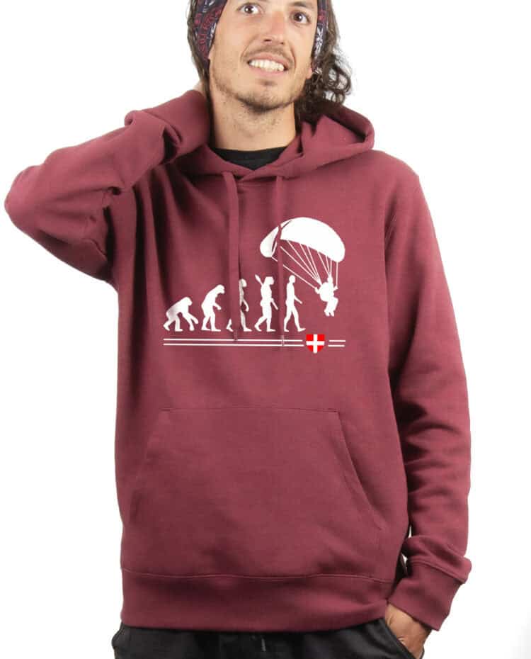 SWEAT HOMME : EVOLUTION PARAPENTE