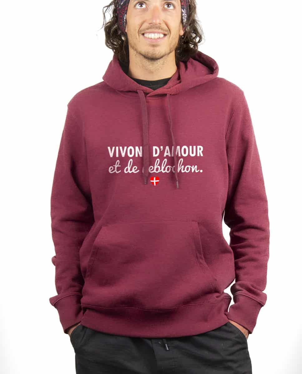 SWEAT HOMME : VIVONS D'AMOUR ET DE REBLOCHON – Image 3