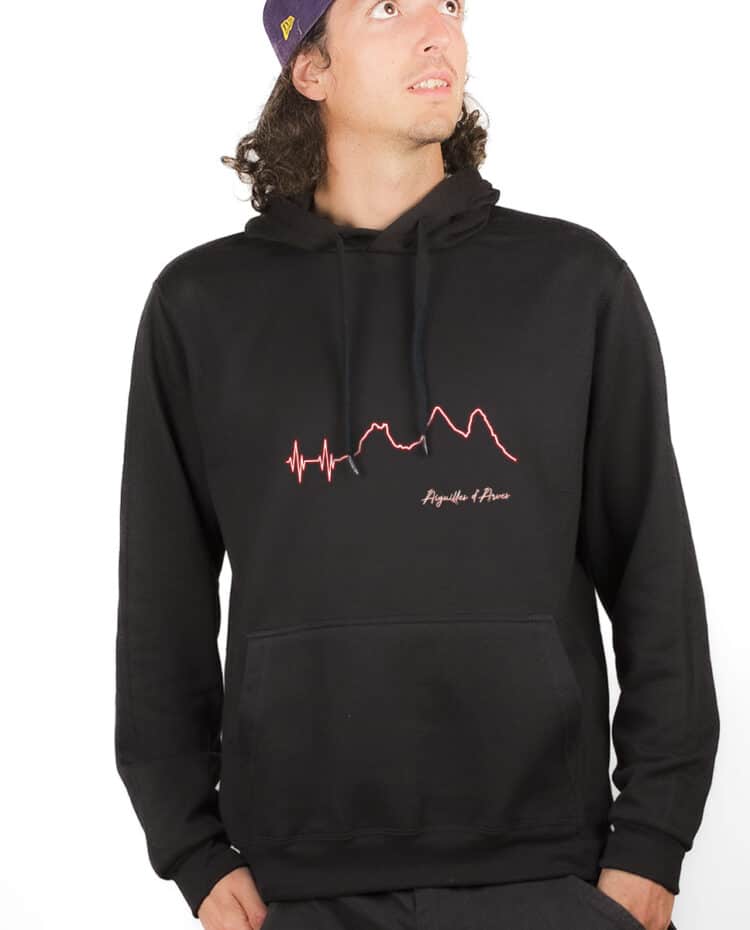 SWEAT HOMME : BATTEMENTS DE COEUR AIGUILLES D ARVES