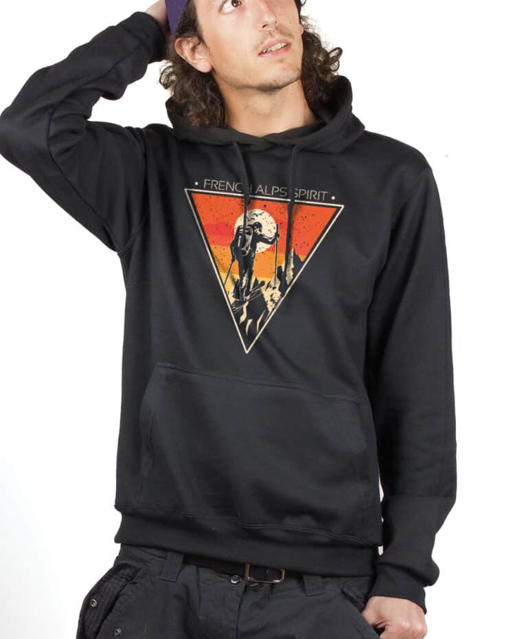 SWEAT HOMME : FRENCH ALPS SPIRIT SKI DE RANDO