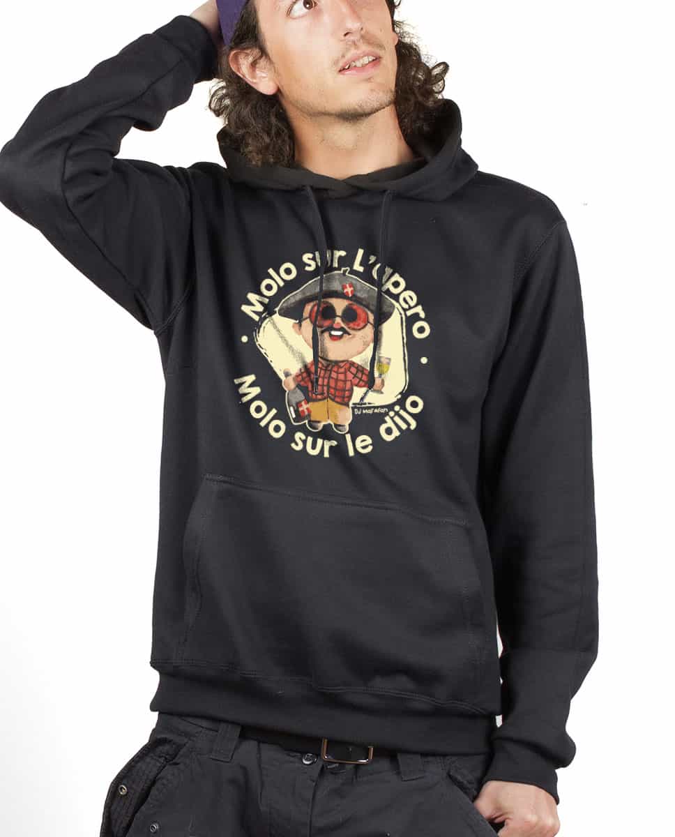 SWEAT HOMME : MOLO SUR LE DIJO