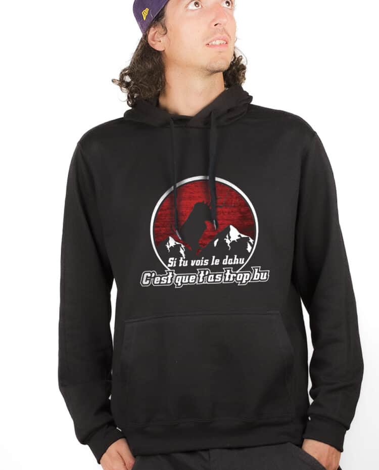 SWEAT HOMME : SI TU VOIS LE DAHU