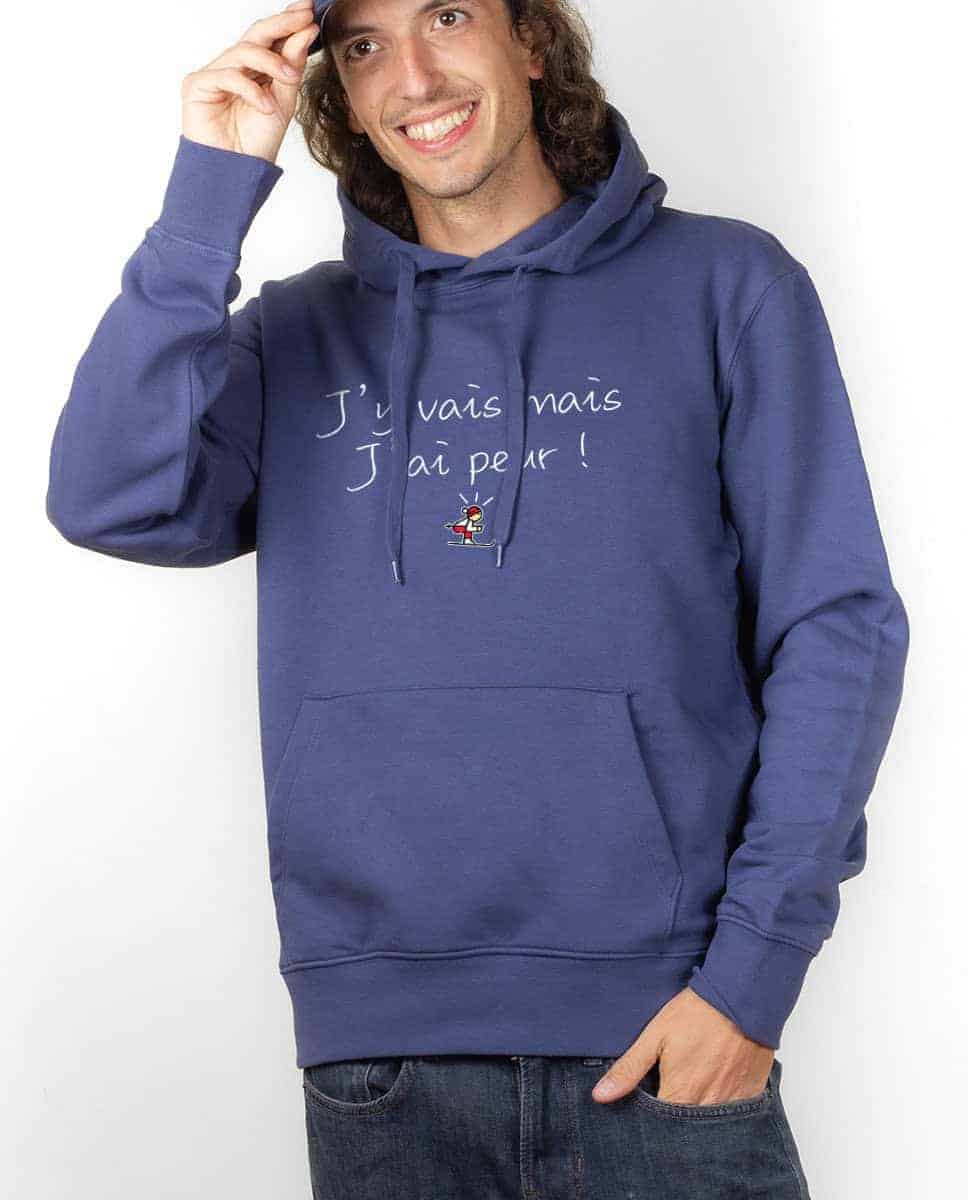 SWEAT HOMME : J'y vais mais j'ai peur ! – Image 3
